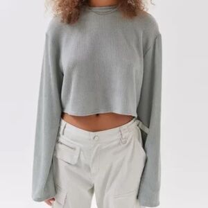 Urban Renewal Gray Long Sleeve Top